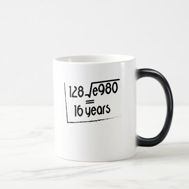 I'm A cute Nerd Funny Math Gift Math Lover Magic Mug (Right)