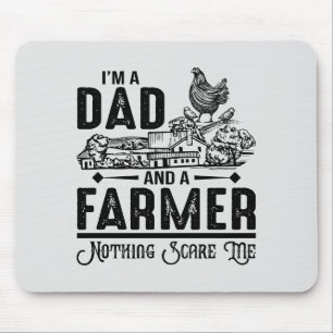 I'm A Dad and A Farmer Farming Mouse Pad