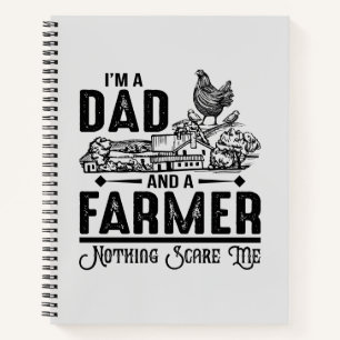 I'm A Dad and A Farmer Farming Notebook