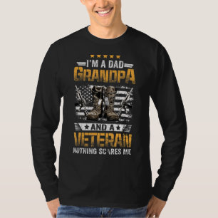 I'm A Dad Grandpa And Veteran Father's Day T-Shirt