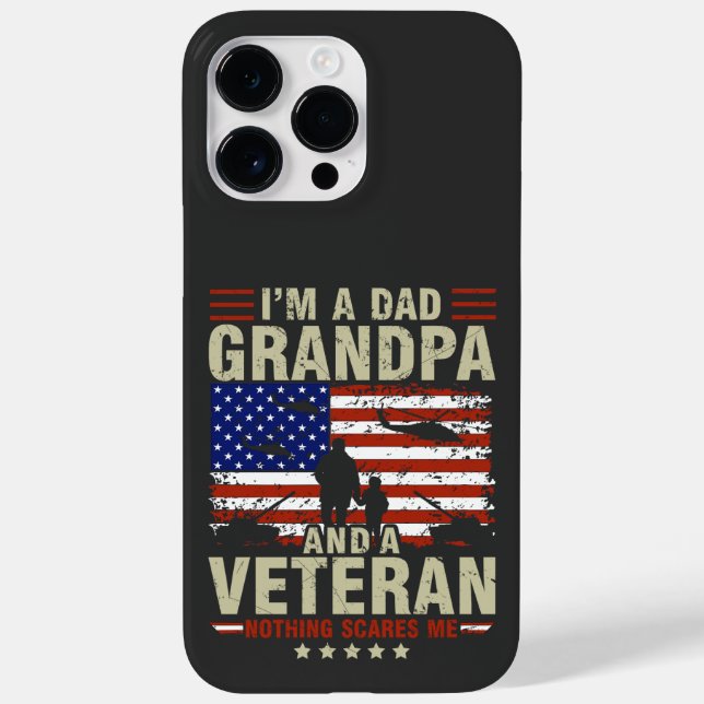 I'm A Dad Grandpa And Veteran  iPhone / iPad case  (Back)