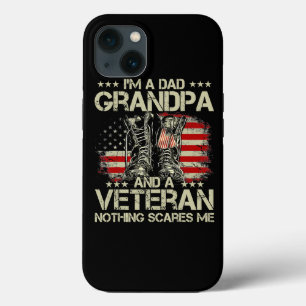 Im A Dad Grandpa Veteran Fathers Day Shirts 244 iPhone 13 Case