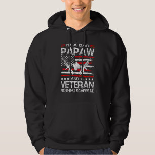 Im A Dad Papaw Veteran Fathers Day Hoodie