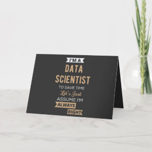 I'm A Data Scientist, To Save Time Let's Just Holiday Card