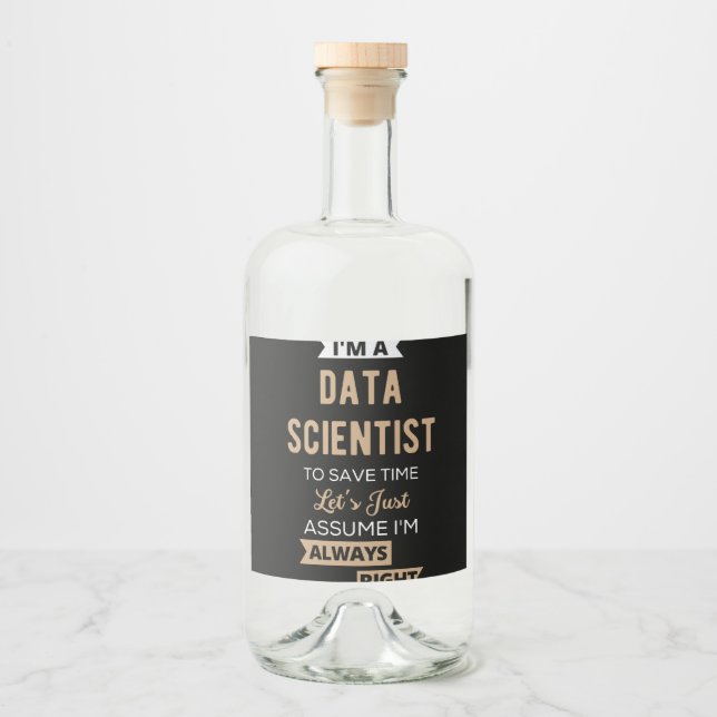 I'm A Data Scientist, To Save Time Let's Just Liquor Bottle Label (Front)