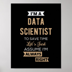 I'm A Data Scientist, To Save Time Let's Just Poster