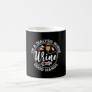 I'm A Dialysis Nurse Good Hands Tech Nephrology Coffee Mug