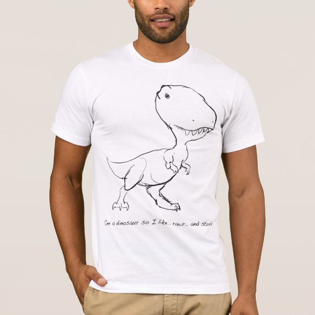 Im a Dinosaur T-Shirt (Front)