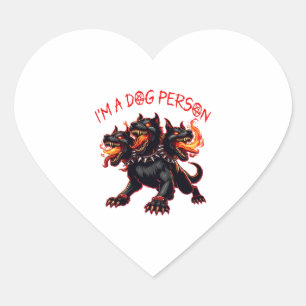 I'm a Dog Person Cerberus Essential T-Shirt Heart Sticker