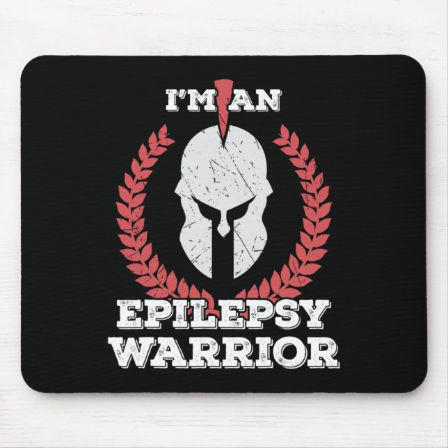 I'm a Epilepsy Warrior Epilepsy Awareness  Mouse Pad (Front)