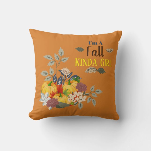 I'm a Fall Kinda Girl Cushion (Front)