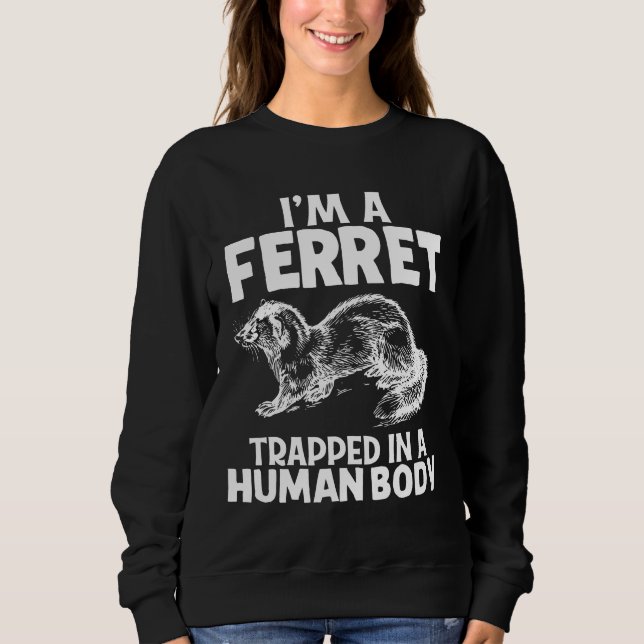 Im A Ferret  Animal  Kid Girl  Tee (Front)