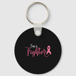 Im A Fighter Breast Cancer Awareness Key Ring