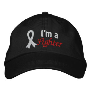 I'm a Fighter - Lung Cancer Embroidered Hat