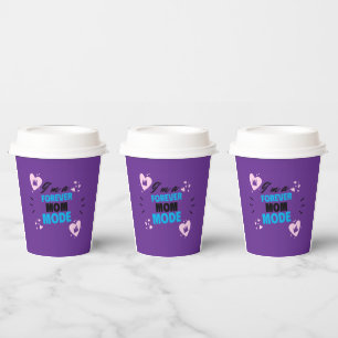 I'M A Forever Mom Mode Adoptive Mom T-shirt Paper Cups