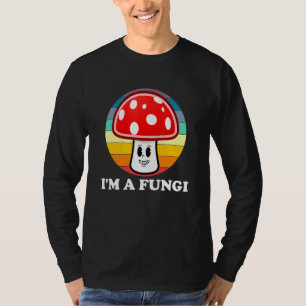 Im A Fungi Fun Guy Pun Retro Sun T-Shirt