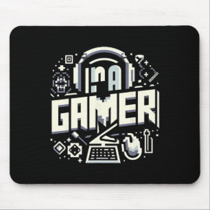 I'm A Gamer Vintage Gear Mouse Pad