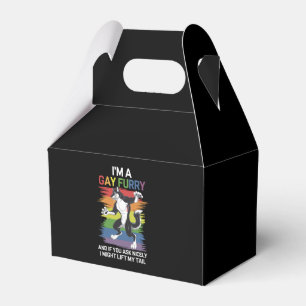 I'm A Gay Furry Fox Rainbow LGBTQ Pride Favour Box