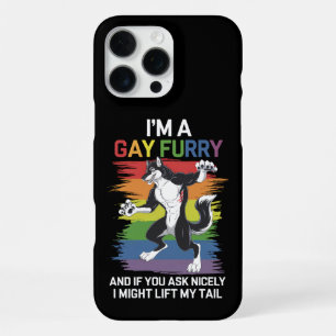 I'm A Gay Furry Fox Rainbow LGBTQ Pride iPhone 16 Pro Max Case