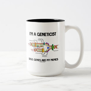 I'm A Geneticist Ergo Genes Are My Memes (DNA) Two-Tone Coffee Mug