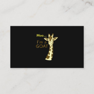 I'm A Goat Cool Confusing Giraffe Enclosure Card
