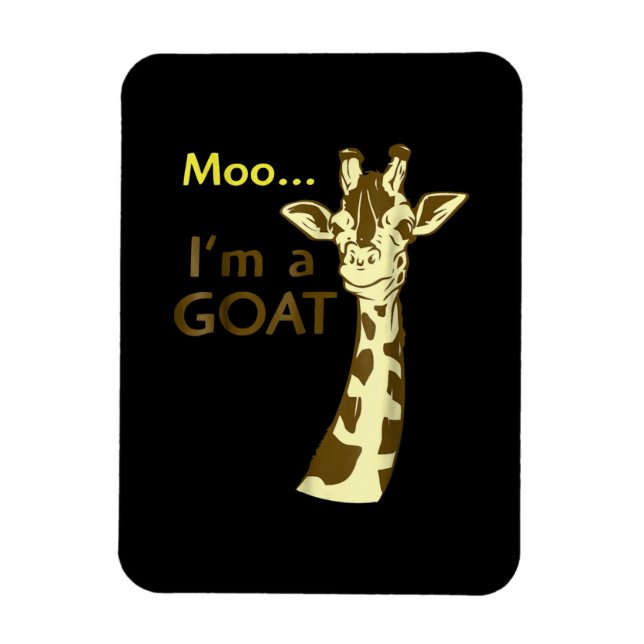 I'm A Goat Cool Confusing Giraffe Magnet (Vertical)