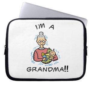 I'm a Grandma-Grandma and Baby Gifts Laptop Sleeve