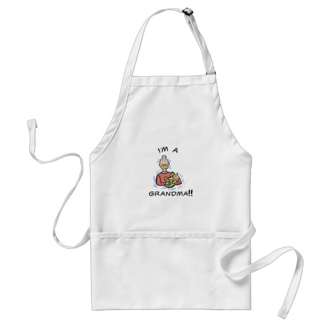 I'm a Grandma-Grandma and Baby Standard Apron (Front)