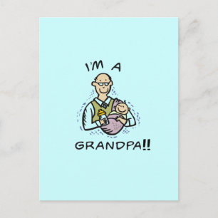 I'm a Grandpa T shirts and Gifts Postcard