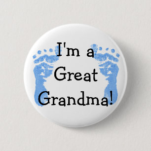 I'm a Great Grandma! 6 Cm Round Badge