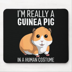 Im A Guinea Pig In A Human Costume Halloween Funny Mouse Pad