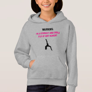 I'm a Gymnast Magenta Gymnastics Fun Quote Flip