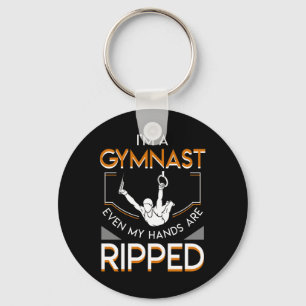 Im A Gymnastics Even My Hands Are Ripped Key Ring