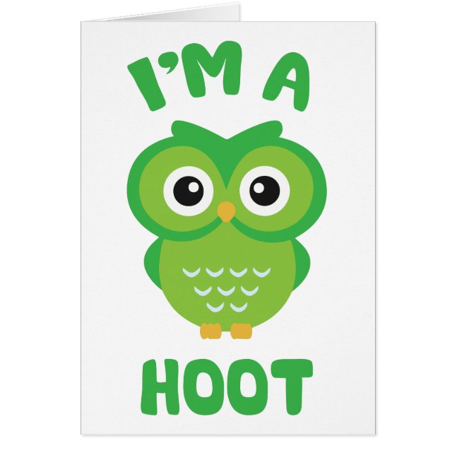 I'm A Hoot (Cute Owl Pun) (Front)