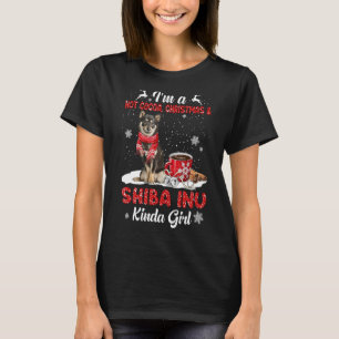 I'm A Hot Cocoa Xmas Christmas And Dog Kinda Shiba T-Shirt