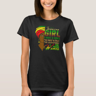 Im A Jamaican Girl Proud Jamaica Women  2 T-Shirt