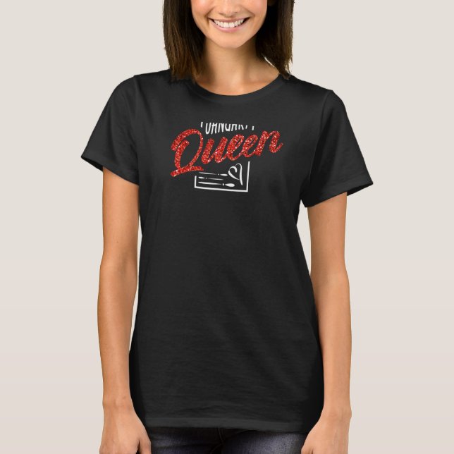 I'm A January Queen Natural Black Born Beautiful P T-Shirt (Front)