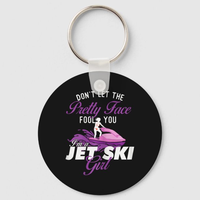 I'm A Jet Ski Girl - Jet Skiing Lover Jetski Vacat Key Ring (Front)