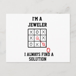 Im A Jeweller I Always Find A Solution Postcard