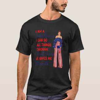I'm A July Queen I Can Do All Things Through Chris T-Shirt