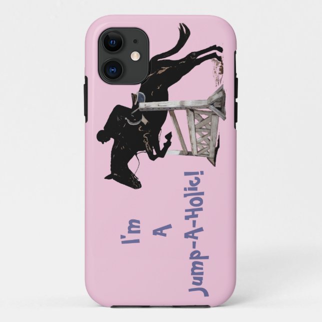 I'm a Jump-A-Holic! Horse iPhone 5 Case (Back)