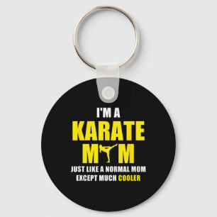 I'm A Karate Mum T Shirt  Key Ring