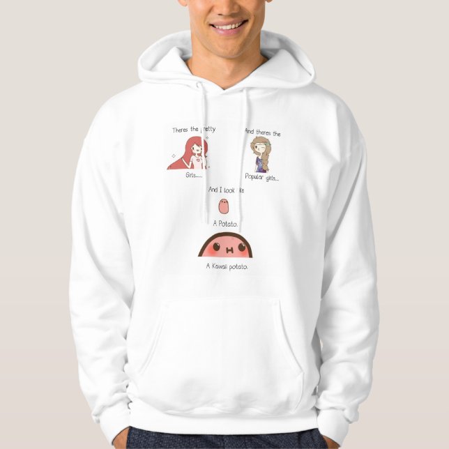 I'm a kawaii potato hoodie (Front)