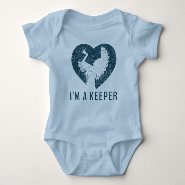 I'm A Keeper Baby Bodysuit (Front)