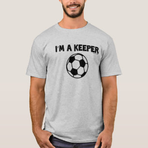 IM A KEEPER- SPORTY SLANG- SOCCER MENS TEE