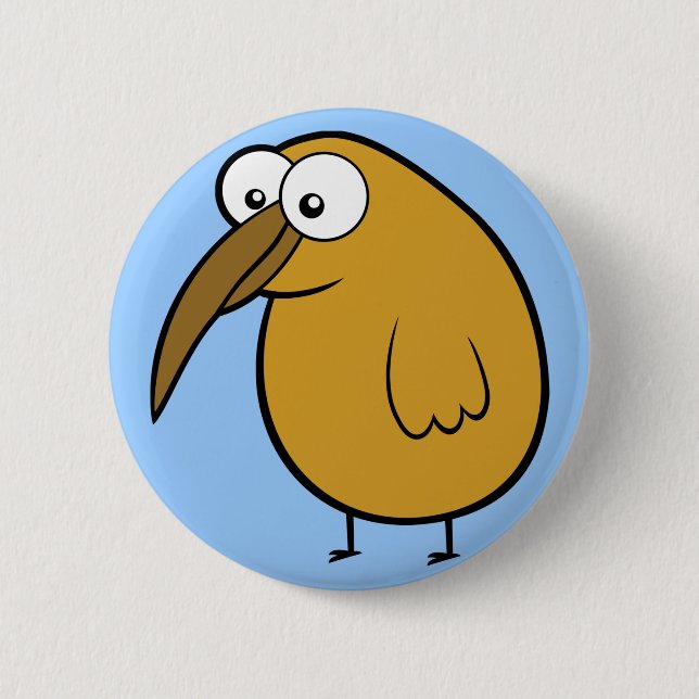 I'm a Kiwi 6 Cm Round Badge (Front)