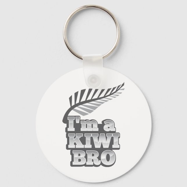 I'm a KIWI (New Zealand) Key Ring (Front)