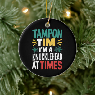 I'm A Knucklehead At Times Tim Walz Debate 2024 Ceramic Ornament