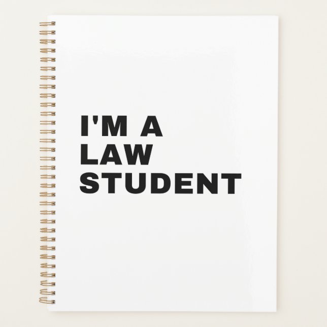 I'M A LAW STUDENT PLANNER (Front)
