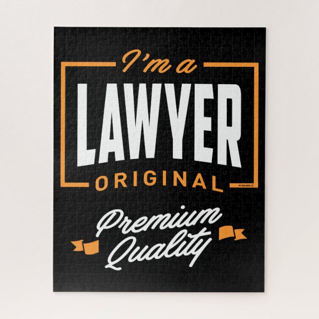 I'm a Lawyer Jigsaw Puzzle (Vertical)